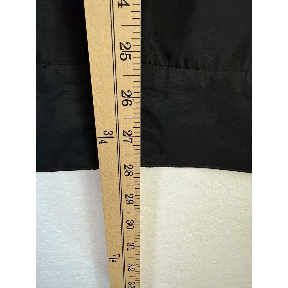 ID Wear Mens Black Windbreaker Rain Jacket Sz M Full zip Dad Hipster Chest 44 - Picture 8 of 9